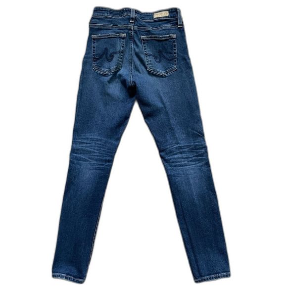 Adriano Goldschmied Farrah High-Rise Skinny Ankle Blue Jeans 27R - Picture 3 of 11